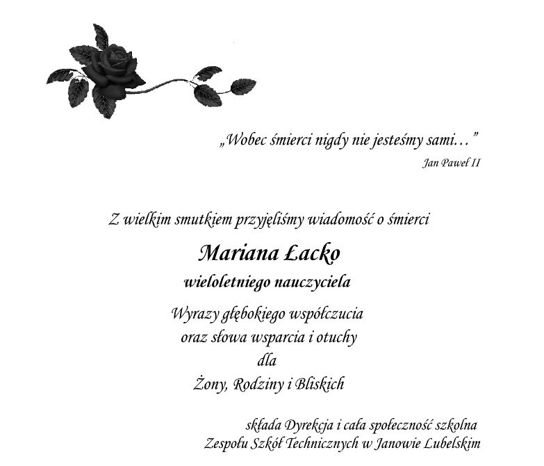 Kondolencje